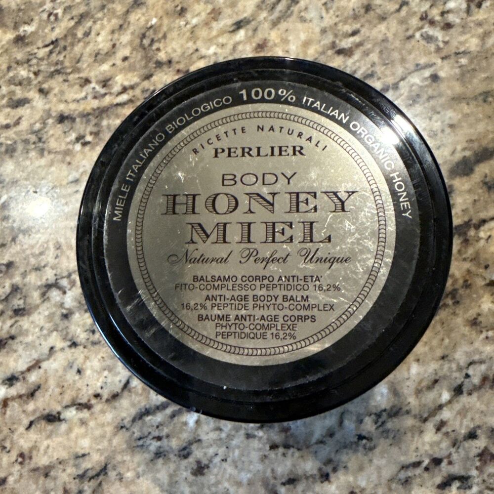Perlier Honey Miel Anti Aging Body Balm Cream 100% Organic Italian Honey 13.5oz
